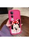 Vivo V50 Lite 4G/5G Compatible Pink Red Silicone Case Shockproof Camera Protection - 4