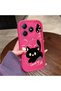 Realme C63 4G/C61 Compatible Pink Red Silicone Case Shockproof Camera Protection - 4