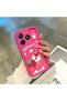 Realme C63 4G/C61 Compatible Pink Red Silicone Case Shockproof Camera Protection - 3