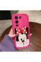 Infinix Note 50 Pro 4g Compatible Pink Red Silicone Case Shockproof Camera Protection - 4