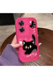 Realme Note 60 Compatible Pink Red Silicone Case Shockproof Camera Protection - 4
