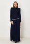Stone Embellished Evening Dress 50558