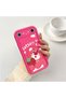 Tecno Pova Slim Compatible Pink Red Silicone Case Shockproof Camera Protection - 2