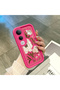 Vivo V50 Lite 4G/5G Compatible Pink Red Silicone Case Shockproof Camera Protection - 3