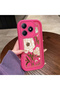 Realme C63 4G/C61 Compatible Pink Red Silicone Case Shockproof Camera Protection - 4