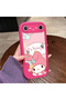 Tecno Pova Slim Compatible Pink Red Silicone Case Shockproof Camera Protection - 4