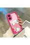 Tecno Spark Go 2 Compatible Pink Red Silicone Case Shockproof Camera Protection - 3