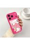 Pink Red Silicone Case Compatible with iPhone 17 Pro Max/18 Pro Max Shockproof Camera Protection - 2