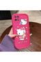Oppo A15/A15S Compatible Pink Red Silicone Case Shockproof Camera Protection - 4