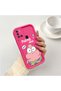 Samsung Galaxy A21S Compatible Pink Red Silicone Case Shockproof Camera Protection - 2