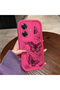 Realme Note 60 Compatible Pink Red Silicone Case Shockproof Camera Protection - 4