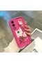 Oppo A5 4G/5G Compatible Pink Red Silicone Case Shockproof Camera Protection - 3