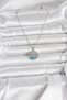Stylish 316L Steel Chain Silver Color Zircon Stone Sea Themed Women's Necklace Teachers Mothers Valentine's Day - 2