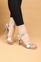 Women's High Heeled Ankle Strap Evening Dress Shoes Heeled Shoes
