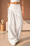 Women's High Waist Asymmetrical Design Palazzo Trousers