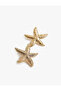 Large Textured Starfish Earrings - 3