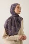 وشاح ناعم 1248 بلون البرقوق - 3