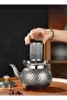 1.2L Teapot, stainless steel teapot, silver color, with a stainless steel tea drain - 4