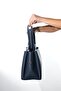 1206 Navy Blue Floter Women's Shoulder Bag - 7