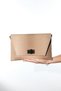 Maori Mink Print Patent Leather Women's Clutch Bag - 5