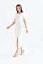 10168 Premium Yarn Blouse Long Slit Skirt Camisole Bottom Top Knitwear Set - 2