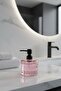 Anthracite Black Liquid Soap Dispenser 500 ml |   Round Design Decorative Soap Dish - 2
