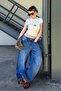 Women's Loose Cut Baggy Jeans - 7