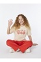 Girl's Waitress Boy's Short Sleeve Oversize Wide Leg Pajama Set Summer Wear - 3