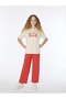 Girl's Waitress Boy's Short Sleeve Oversize Wide Leg Pajama Set Summer Wear - 7