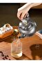 1.2L Teapot, stainless steel teapot, silver color, with a stainless steel tea drain - 7