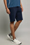 Solid Shorts with Drawstring Waist - 4
