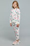 Printed Hooded Sweatsuit Set - 2