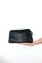 1802 Black Print Patent Leather Women's Crossbody Bag - 5