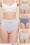 3 Pack Printed Full Briefs