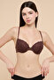 2 Pack Self Patterned Double Push Up Bra - 2