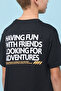 Typography Print T-Shirt with Crew Neck and Short Sleeves - 6