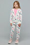 Printed Hooded Sweatsuit Set - 4