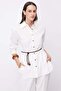 Women's Belted Linen Shirt - 2