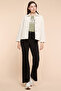 Solid Flared Jeans with Button Closure - 2