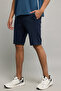 Solid Shorts with Drawstring Waist - 3