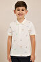 Embroidered Polo T-Shirt with Short Sleeves