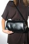 1802 Black Leather Women's Crossbody Bag - 3
