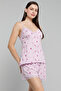 طقم بيجامة قصيرة مطبوعة - 3