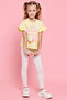 Printed Top with Crew Neck and Short Sleeves - 4