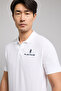 Logo Embroidered Polo T-Shirt with Short Sleeves - 2