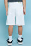 Solid Shorts with Button Closure - 5