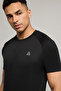 Logo Detail Active T-Shirt with Crew Neck and Short Sleeves - 5