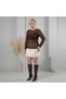 Plus Size Long Sleeve Transparent Blouse - 6