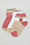 3 Pack Patterned Ankle Socks