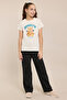 Printed T-Shirt with Crew Neck and Short Sleeves - 6